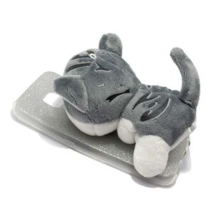 Futrola silikon TOY za Samsung G920 Galaxy S6 cat siva