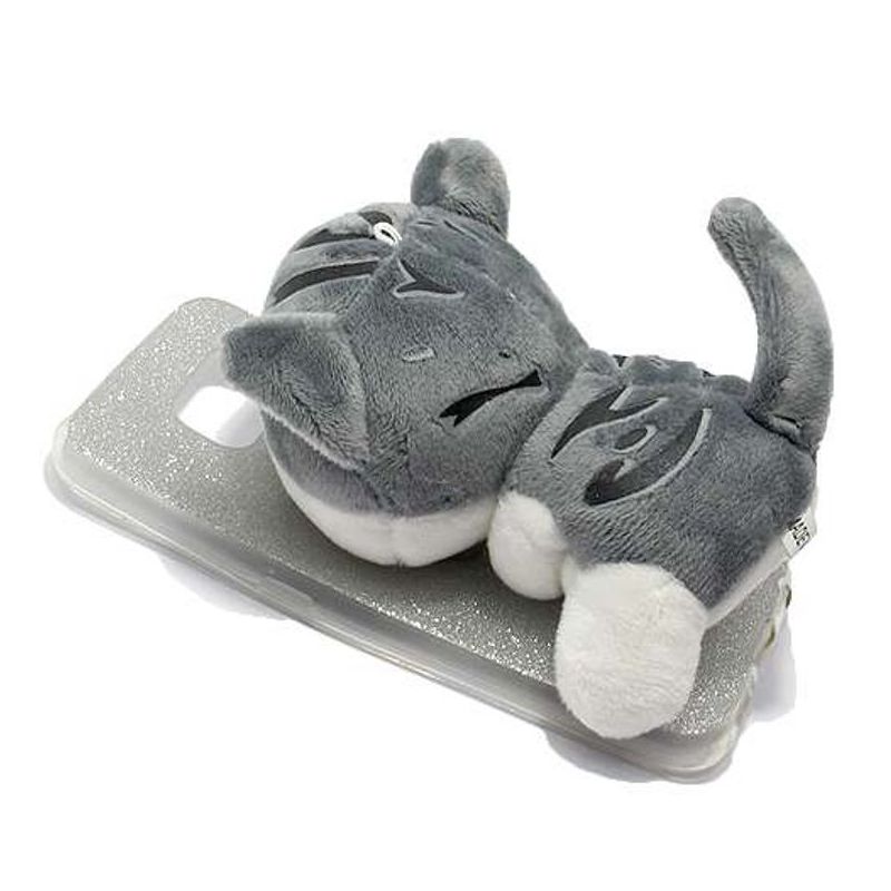 Futrola silikon TOY za Samsung G920 Galaxy S6 cat siva