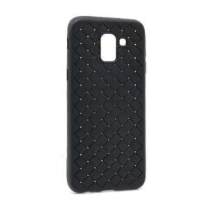 Futrola silikon WEAVE za Samsung J600F Galaxy J6 2018 crna