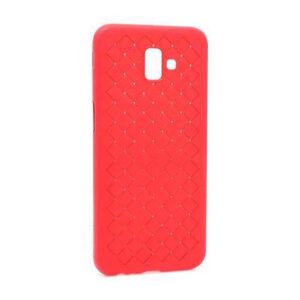 Futrola silikon WEAVE za Samsung J610F Galaxy J6 Plus crvena