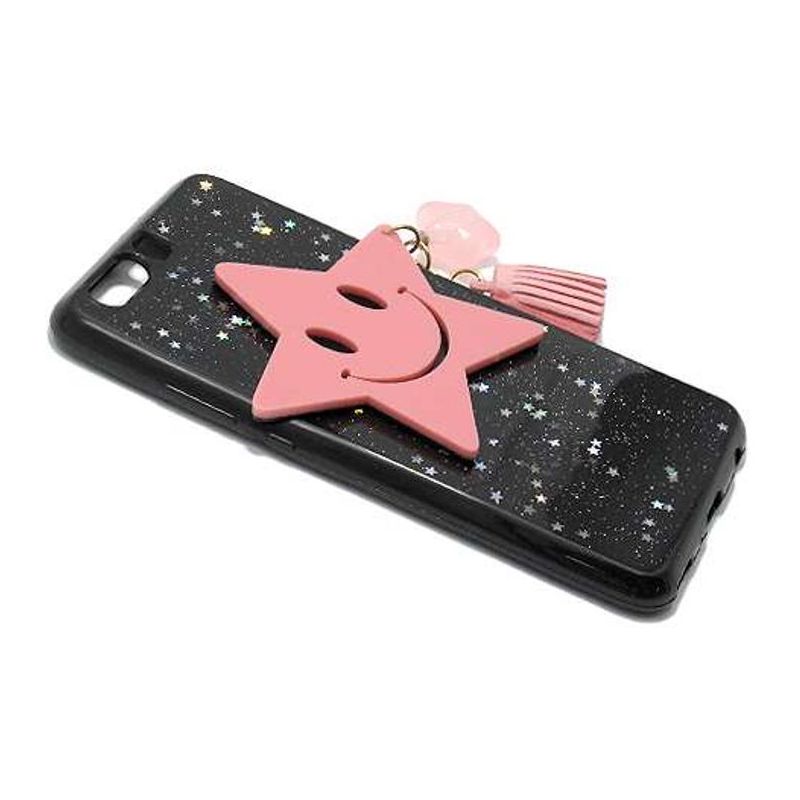 Futrola SMILEY STAR za Huawei P10 Plus roze