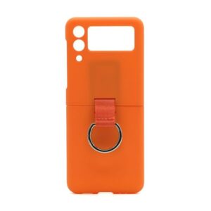 Futrola Smooth Color fold za Samsung F711B Galaxy Z Flip3 narandzasta
