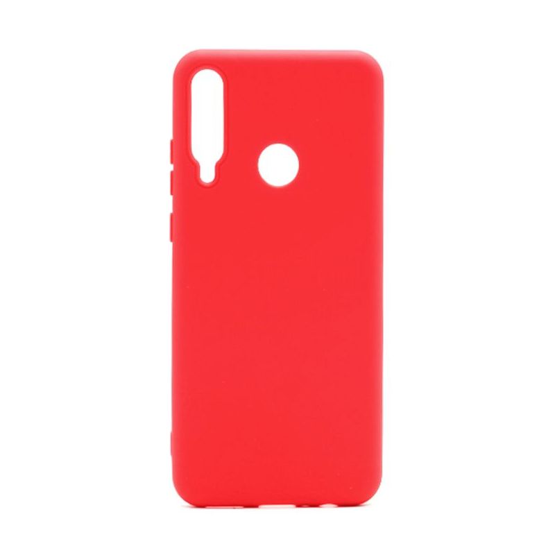 Futrola Soft with metal plate za Huawei Y6p crvena