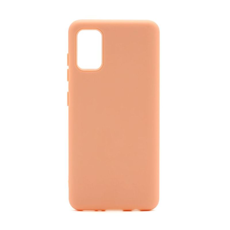 Futrola Soft with metal plate za Samsung A415F Galaxy A41 roze