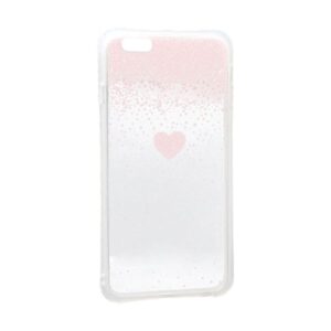 Futrola Sparkling heart za Iphone 6 Plus roze