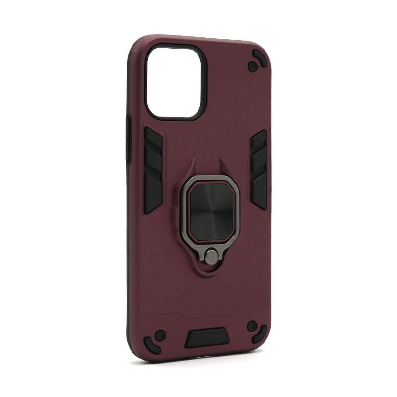 Futrola Square ring za Iphone 12/12 Pro (6.1) bordo