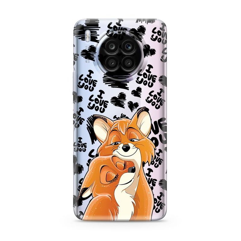 Futrola ULTRA TANKI PRINT CLEAR za Honor 50 Lite/Nova 8i ND0085