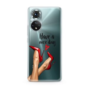 Futrola ULTRA TANKI PRINT CLEAR za Honor 50/Nova 9 ND0098