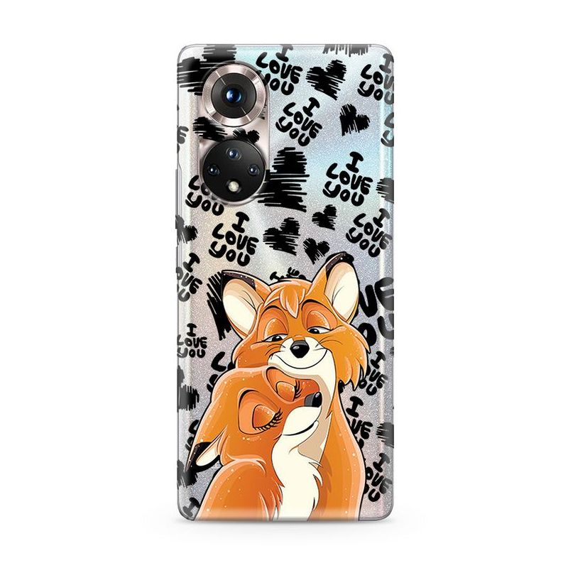 Futrola ULTRA TANKI PRINT CLEAR za Honor 50 Pro ND0085