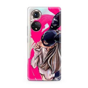 Futrola ULTRA TANKI PRINT CLEAR za Honor 50 Pro ND0097