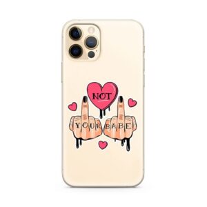 Futrola ULTRA TANKI PRINT CLEAR za Iphone 12/12 Pro (6.1) ND0093