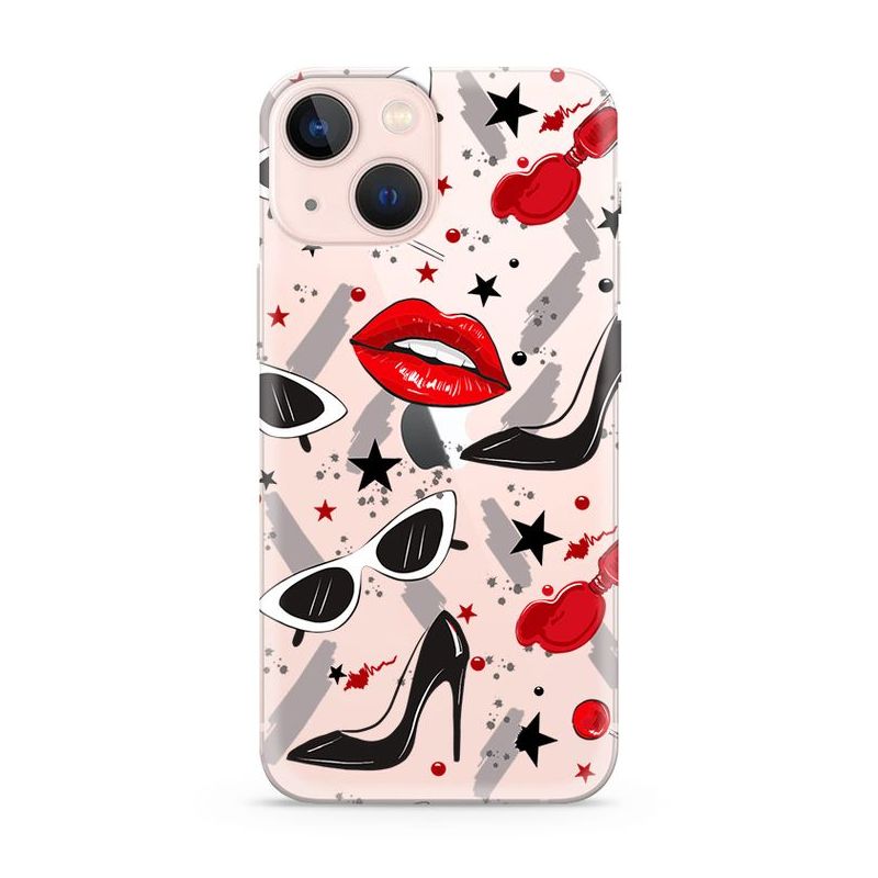 Futrola ULTRA TANKI PRINT CLEAR za Iphone 13 mini (5.4) ND0095