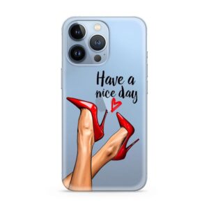 Futrola ULTRA TANKI PRINT CLEAR za Iphone 13 Pro (6.1) ND0098