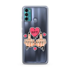 Futrola ULTRA TANKI PRINT CLEAR za Motorola Moto G40/Moto G60 ND0093