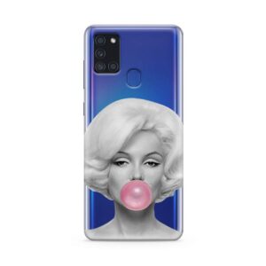 Futrola ULTRA TANKI PRINT CLEAR za Samsung A217F Galaxy A21s ND0089