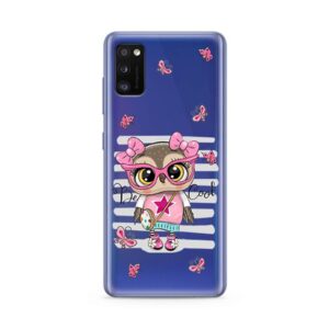 Futrola ULTRA TANKI PRINT CLEAR za Samsung A415F Galaxy A41 ND0087