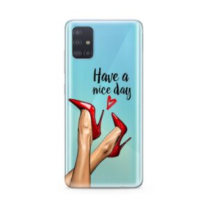 Futrola ULTRA TANKI PRINT CLEAR za Samsung A515F Galaxy A51 ND0098