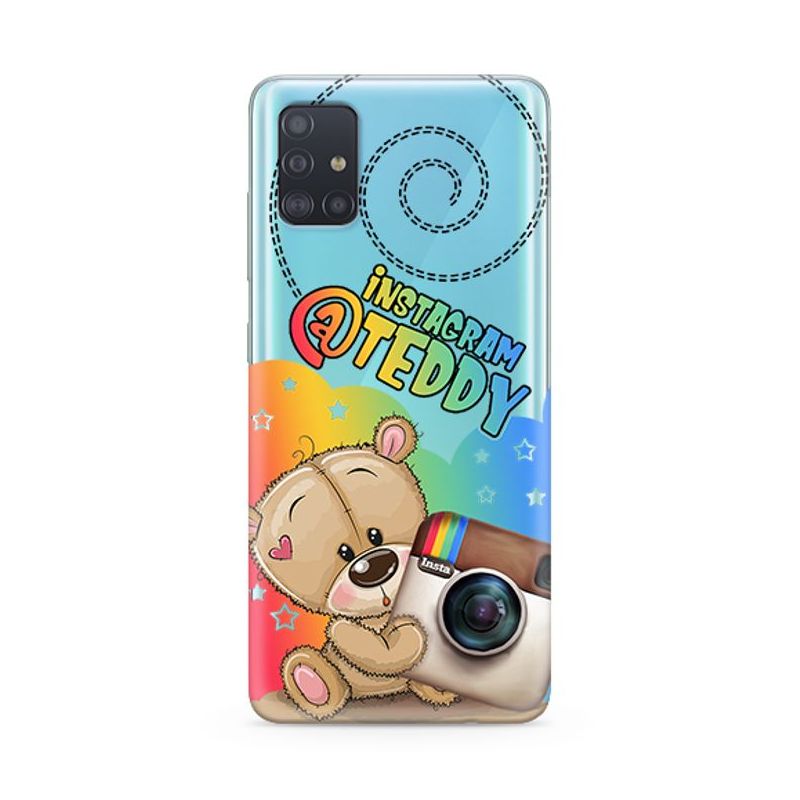 Futrola ULTRA TANKI PRINT CLEAR za Samsung A715F Galaxy A71 ND0083