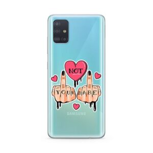 Futrola ULTRA TANKI PRINT CLEAR za Samsung A715F Galaxy A71 ND0093