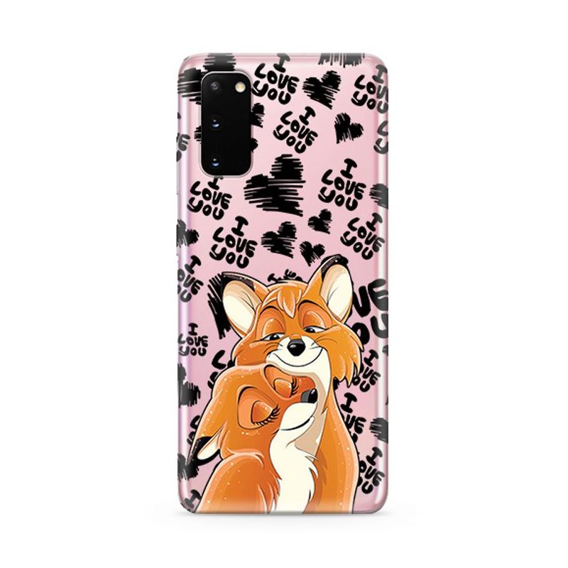 Futrola ULTRA TANKI PRINT CLEAR za Samsung G980F Galaxy S20 ND0085