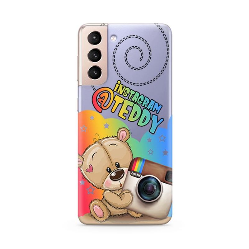Futrola ULTRA TANKI PRINT CLEAR za Samsung G991B Galaxy S21 ND0083