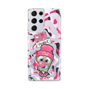 Futrola ULTRA TANKI PRINT CLEAR za Samsung G998B Galaxy S21 Ultra ND0091