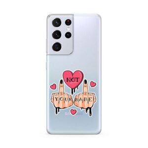 Futrola ULTRA TANKI PRINT CLEAR za Samsung G998B Galaxy S21 Ultra ND0093