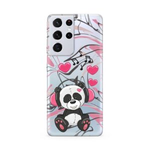 Futrola ULTRA TANKI PRINT CLEAR za Samsung G998B Galaxy S21 Ultra ND0096