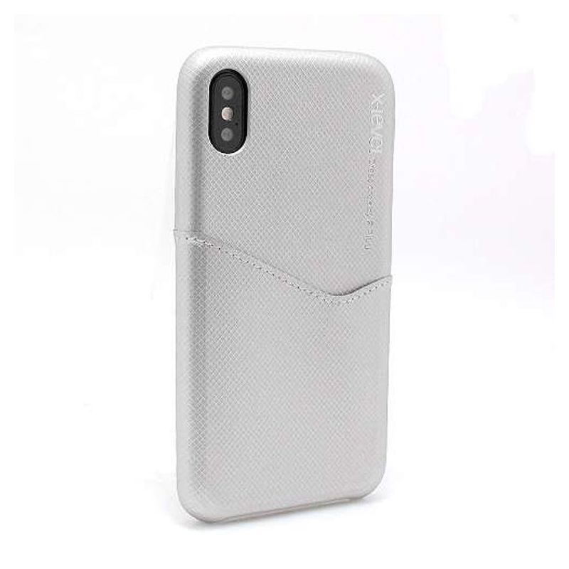 Futrola X-LEVEL Enjoy card za Iphone X srebrna
