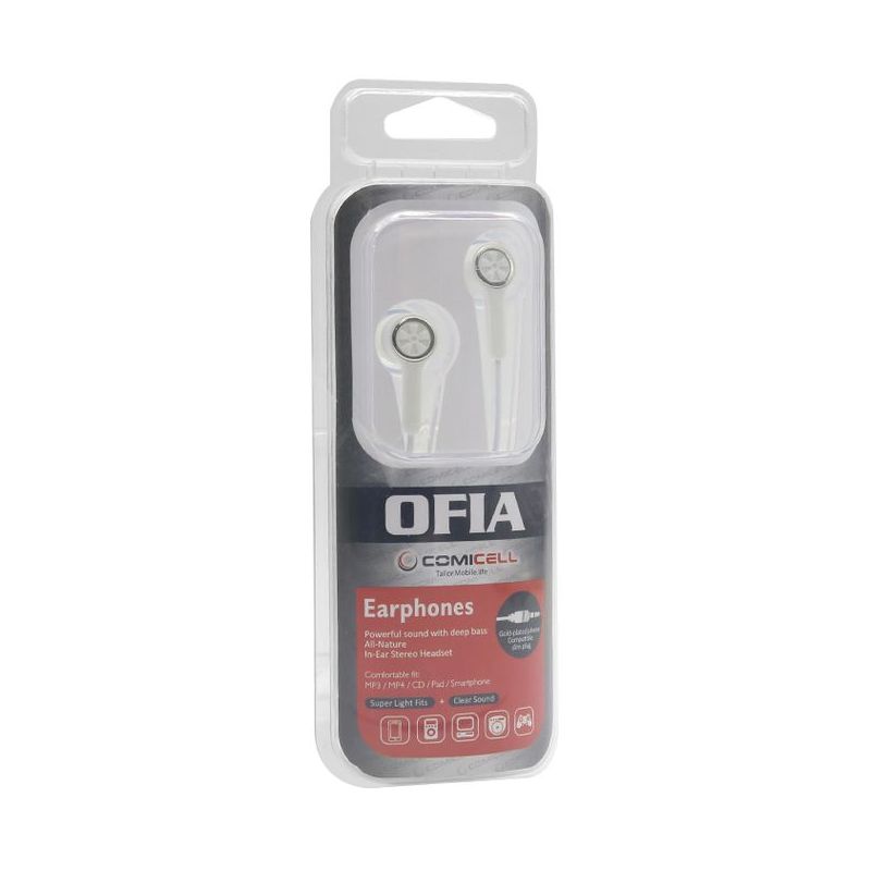 Handsfree slusalice OFIA univerzalne 3.5mm bele