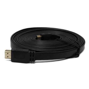 HDMI kabal na HDMI 5m FLAT crni