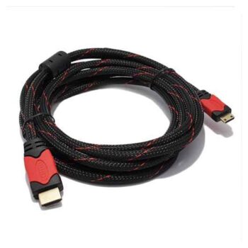 HDMI kabal na HDMI mini 3m crno/crveni