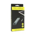 Hub Type-c na HDMI Type C 2xUSB3.0 LAN (5 u 1) - Slika 3