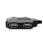 HUB USB 2.0 HI-Speed 4 porta P-1010 crni - Slika 3