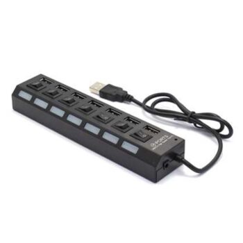 HUB USB 7in1 crni