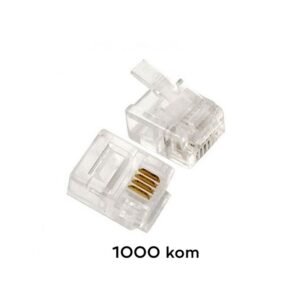 Konektor RJ11 telefonski 6P4C JWD-C13 1000kom