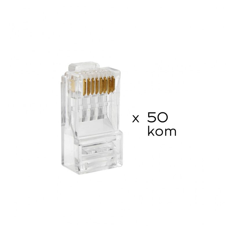 Konektor RJ45 CAT6 8P8C JWD-AD81 50 kom