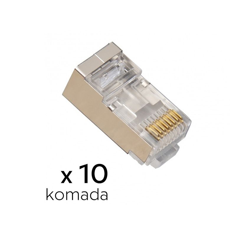 Konektor RJ45 metal CAT 6 8P8C JWD-AD82 10 kom