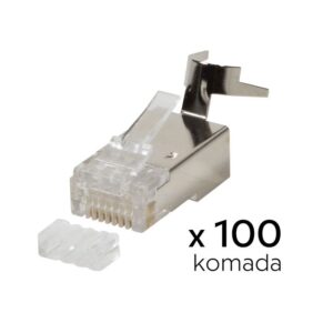 Konektor RJ45 metal CAT 7  100 kom