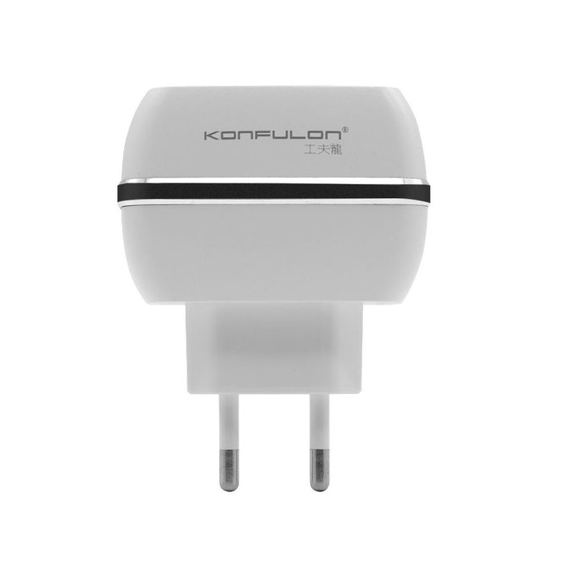 Kuciste punjaca KONFULON C23 2xUSB 5V/2.4A beli