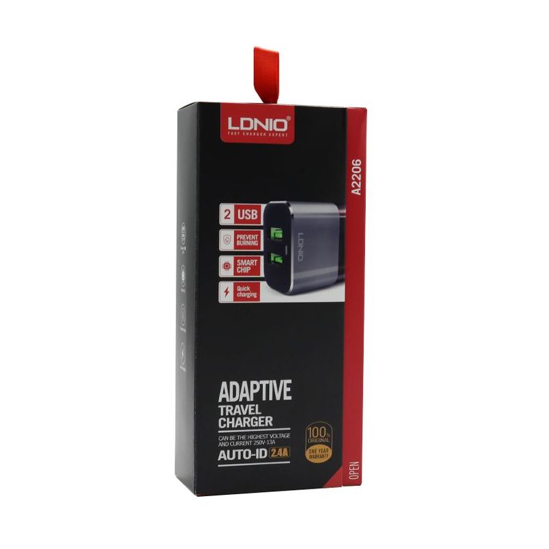 Kucni punjac LDNIO A2206 2xUSB 5V/2.4A microUSB bordo