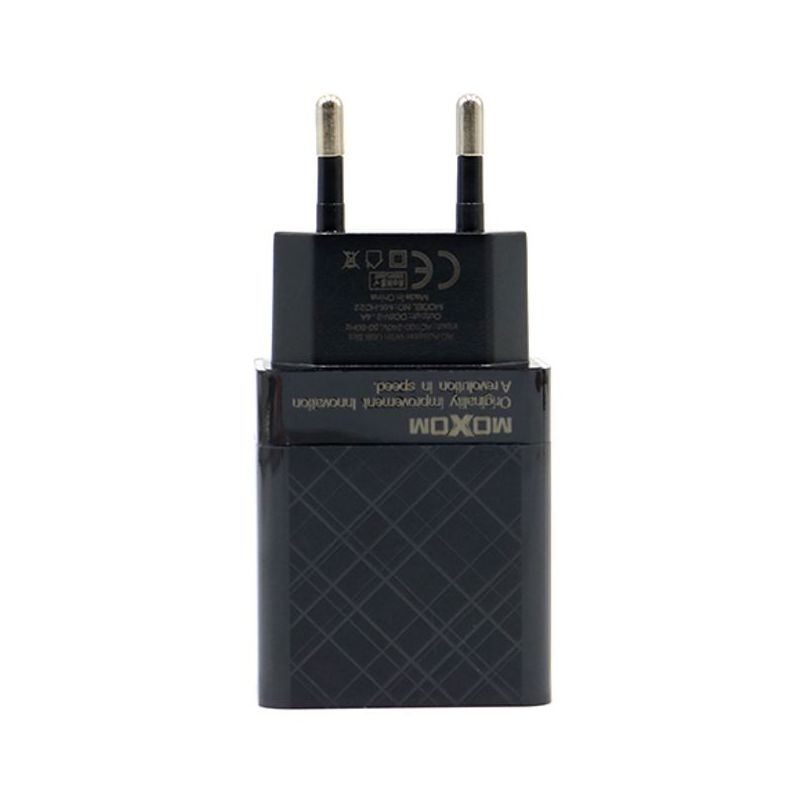 Kucni punjac Moxom MX-HC22 2xUSB 5V/2.4A microUSB crni