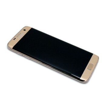 LCD za Samsung G935 Galaxy S7 Edge + touchscreen + frame gold (GH97-18533C) Full ORG