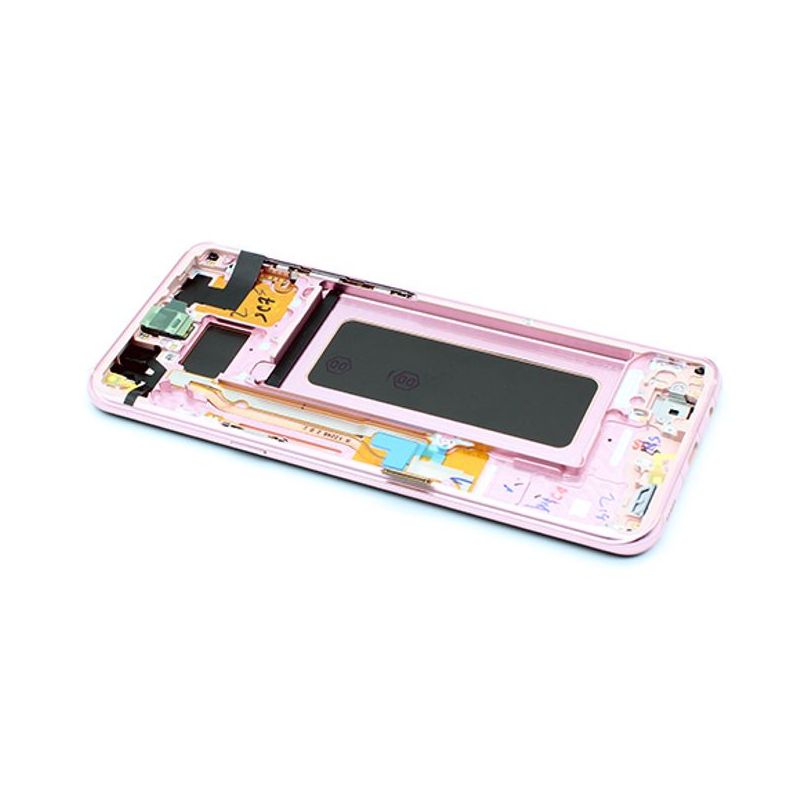 LCD za Samsung G955F Galaxy S8 Plus + touchscreen + frame pink Full ORG (GH-97-20470E/20564E/20565E)