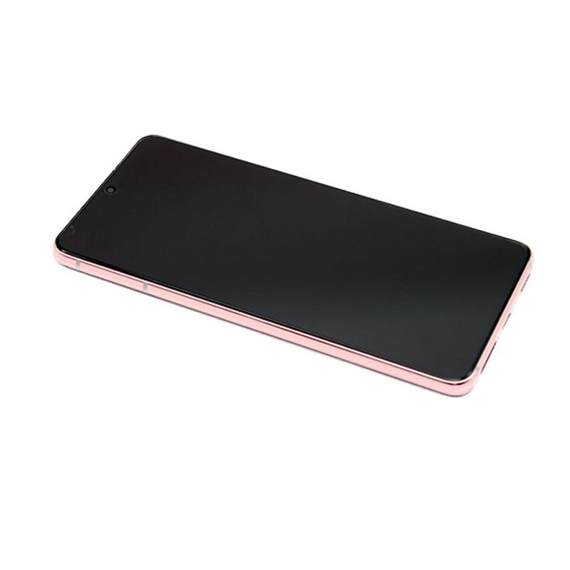 LCD za Samsung G991F Galaxy S21 5G + touchscreen + frame + baterija phantom pink Full ORG (GH82-24716D/24718D)