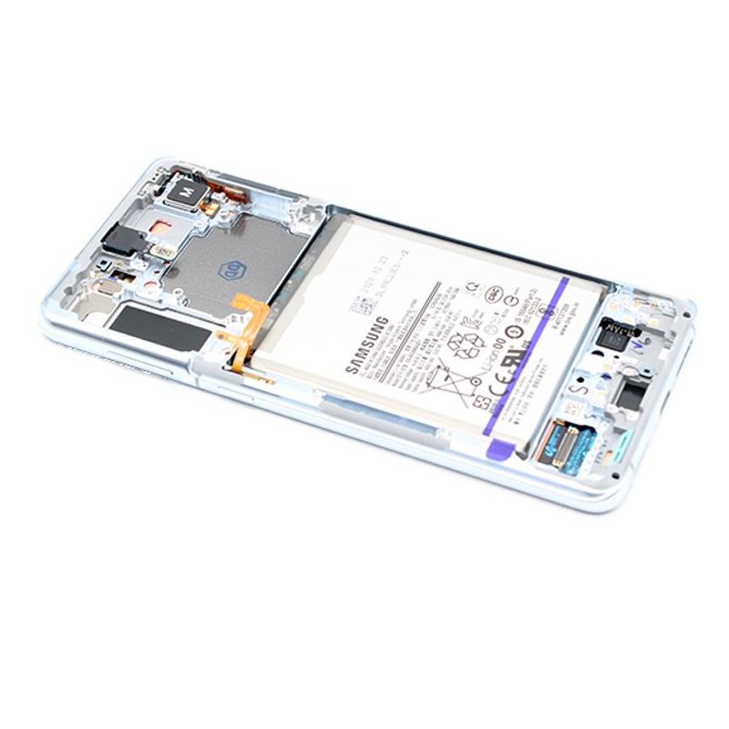 LCD za Samsung G996F Galaxy S21 Plus 5G + touchscreen + frame + baterija phantom silver Full ORG (GH82-24744C/24555C/24505C)