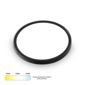 LED PLAFONJERA LV 24W 2800K/4000K/6000K CRNA