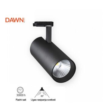 LED REF SINSKI JM-4069 20W 4000K 36° CRNI TROFAZNI