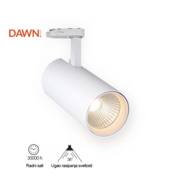 LED REF SINSKI JM-4070 30W 4000K 36° BELI TROFAZNI