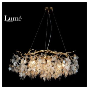 LUNA 213 LUSTER 9*G9 BRONZA